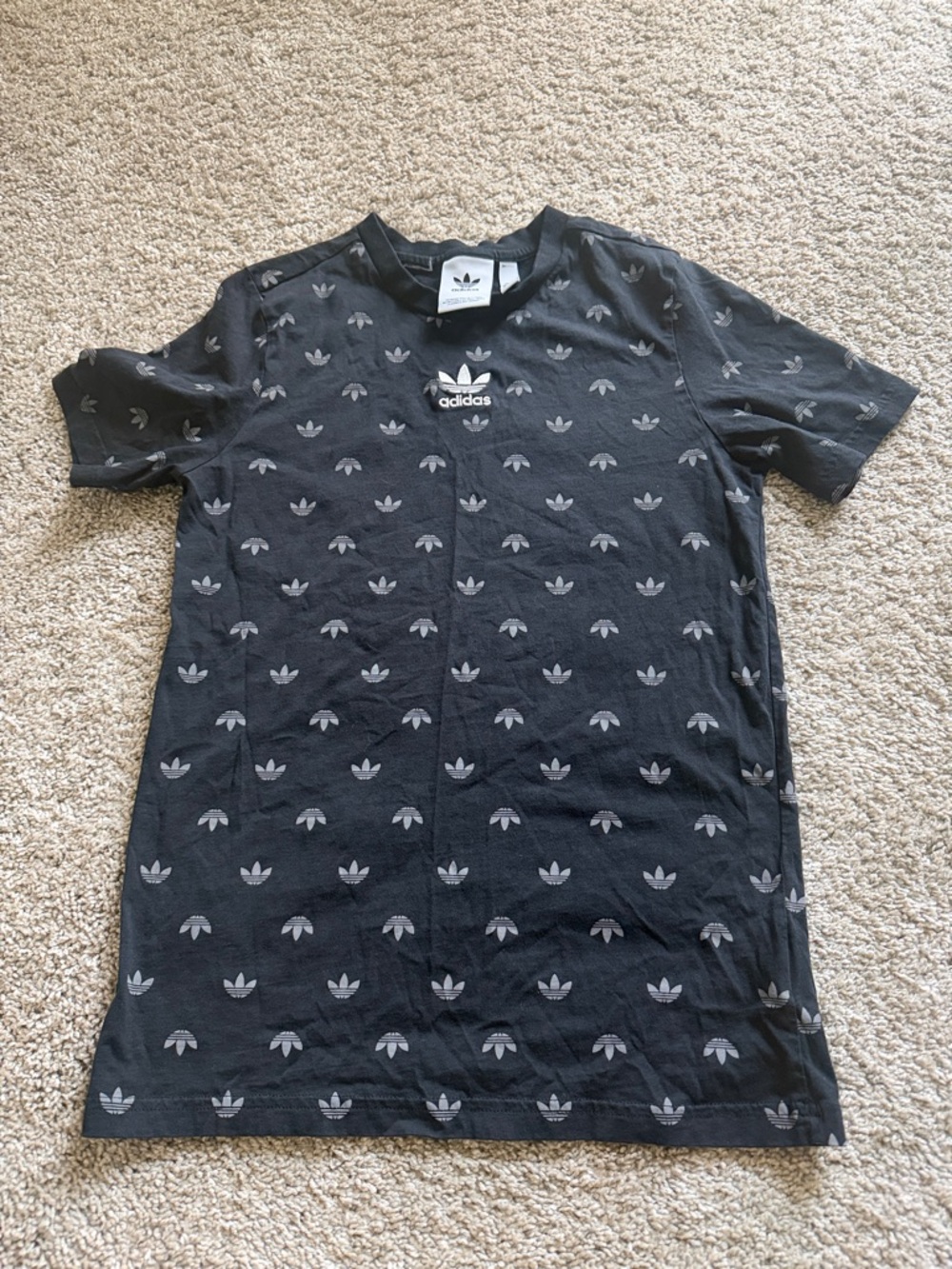 adidas youth  Trefoil Allover Graphic Tee